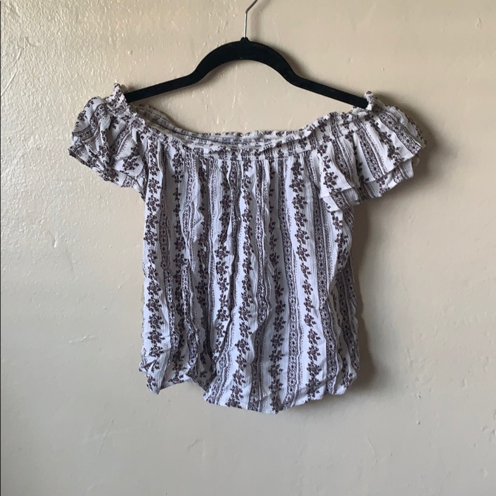 Off the shoulder shirt